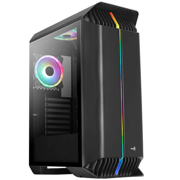 aerocool gladiator duo rgb negra