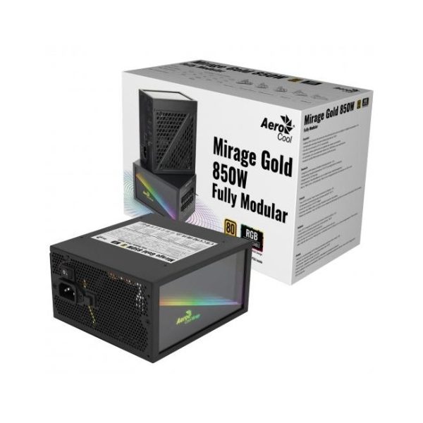 aerocool mirage gold 850w modular 80 gold 7