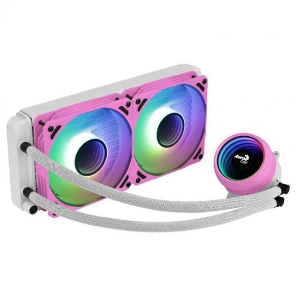aerocool mirage l240 kit de refrigeracion liquida rosa