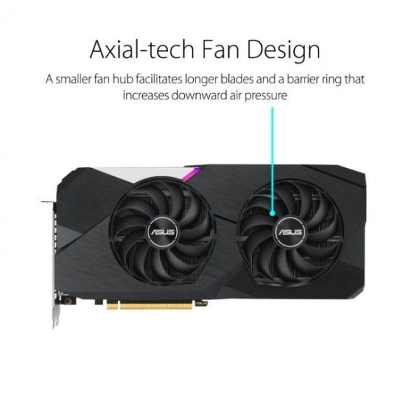 asus dual radeon rx 6750xt oc edition 12gb gddr6 9