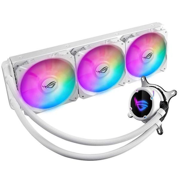 asus rog strix lc 360 rgb white edition