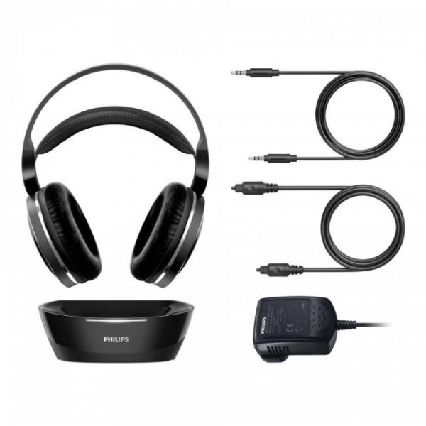 auricular philips shd8850 inalambricos tv con base 1