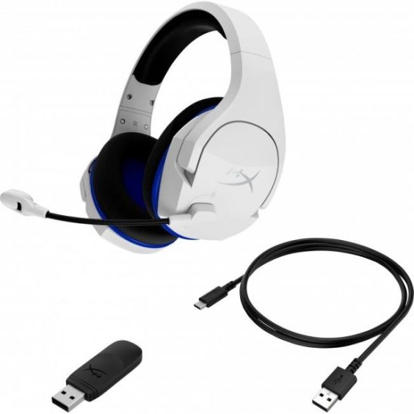 auriculares gaming hyperx cloud stinger core inalambricos blancos 9