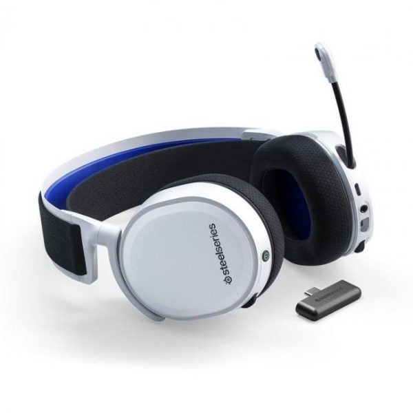 auriculares gaming steelseries arctis 7p inalambricos multiplataforma blancos 7