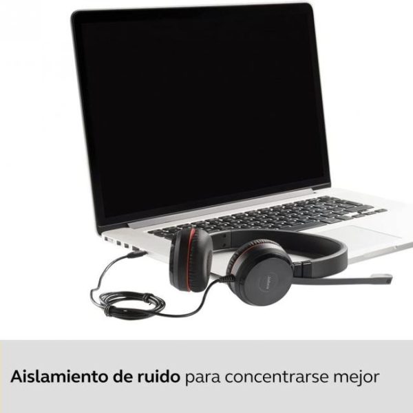 auriculares jabra evolve 30 ii ms con microfono negros 6