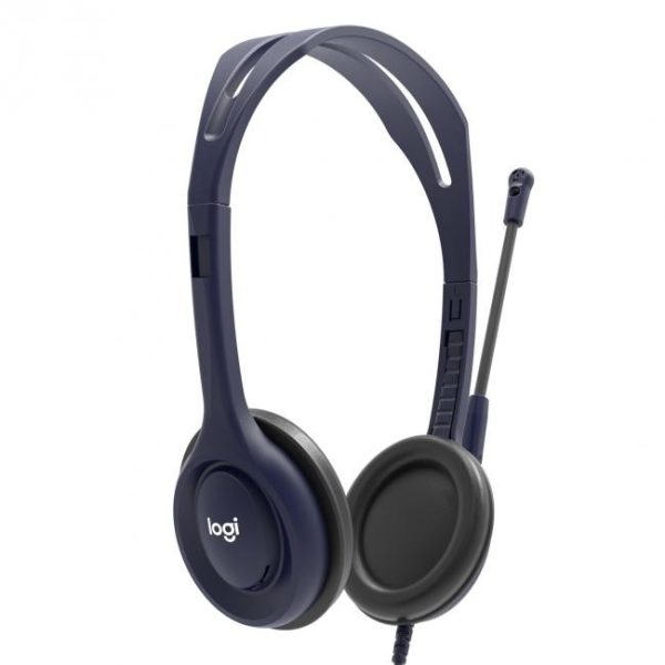 auriculares logitech mid night azul 2