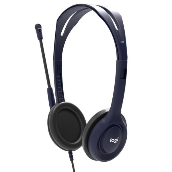 auriculares logitech mid night azul 3