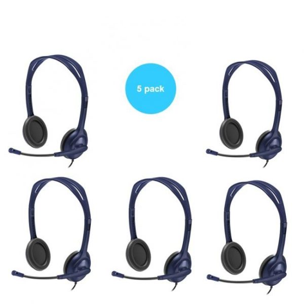 auriculares logitech mid night azul 5