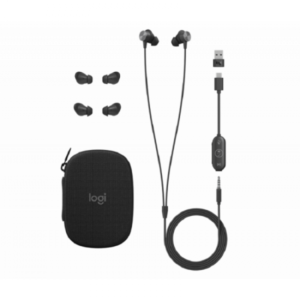 auriculares logitech msft teams zone wired 4