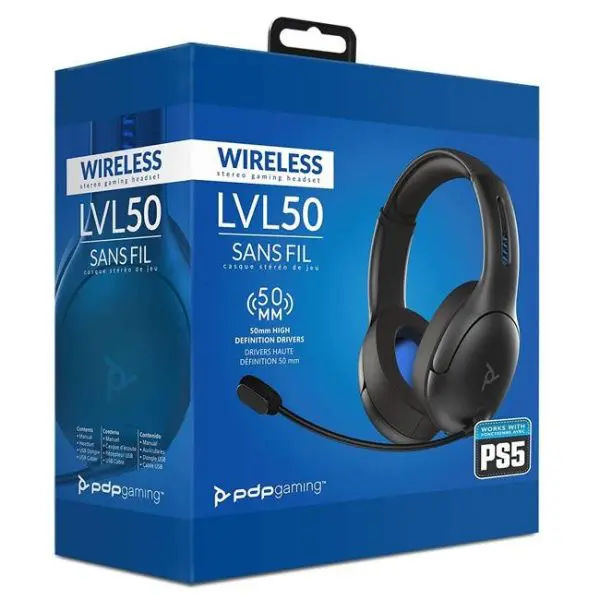 auriculares pdp gaming lvl50 wireless ps4ps5 3