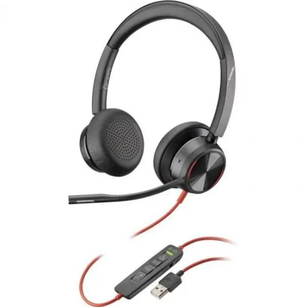 auriculares poly blackwire 8225m usb