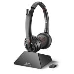 Poly Savi 8220 UC DECT headphones for black office