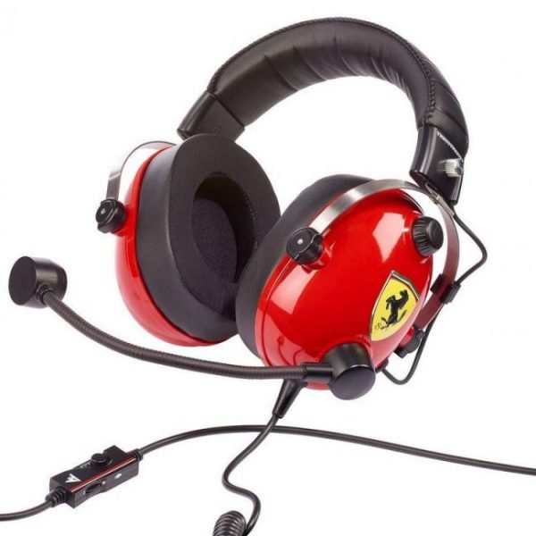 auriculares thrusmaster tracing scuderia ferrari edition 3