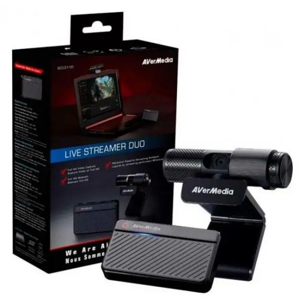 avermedia live streamer duo bo311d kit youtuber