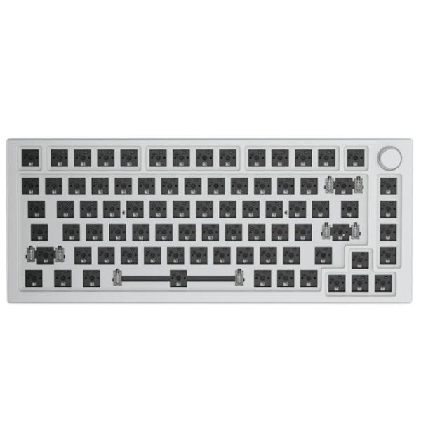 barebone teclado glorious gmmk pro 75 silver iso layout 1