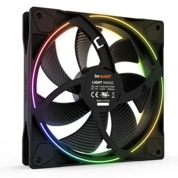 be quiet light wings pack 3 ventiladores 140mm 2