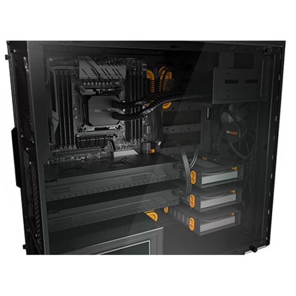 be quiet pure base 600 naranja ventana 4