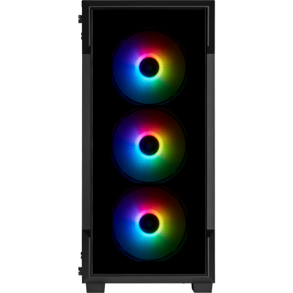 corsair icue 220t rgb tempered glass negra 1