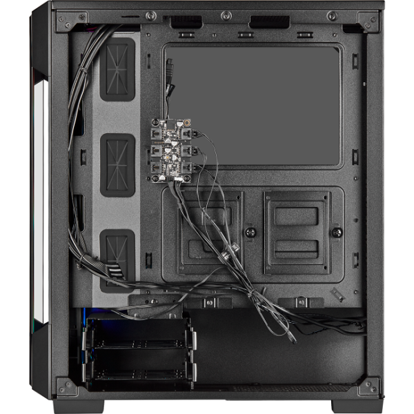 corsair icue 220t rgb tempered glass negra 3