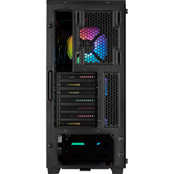 corsair icue 220t rgb tempered glass negra 4