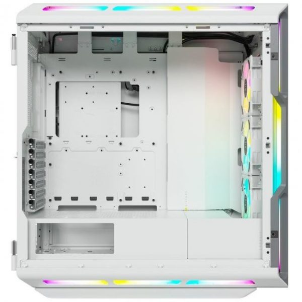 corsair icue 5000t rgb cristal templado usb 30 blanca 11