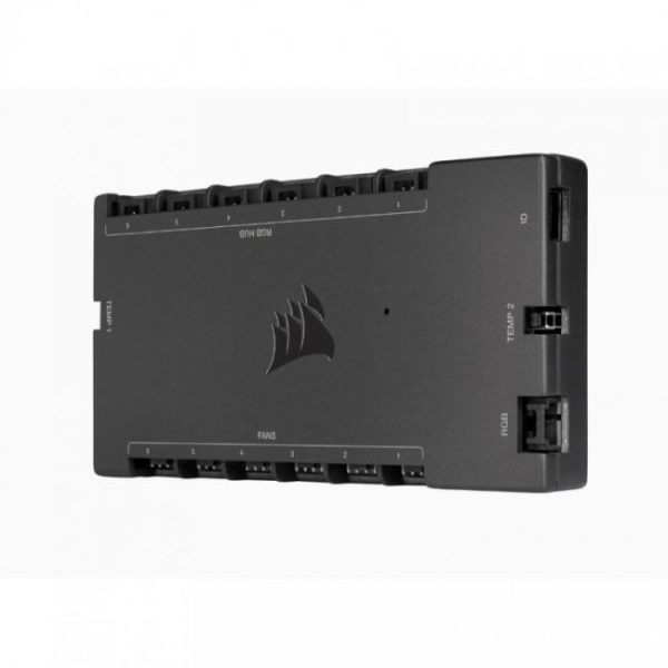 corsair icue commander core xt controlador digital de iluminacion rgb y velocidad de ventiladores 1