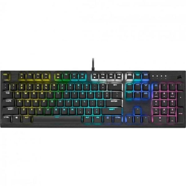 corsair k60 rgb pro teclado mecanico gaming cherry viola 6