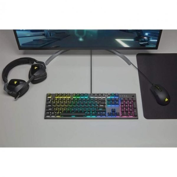 corsair k60 rgb pro teclado mecanico gaming cherry viola 7