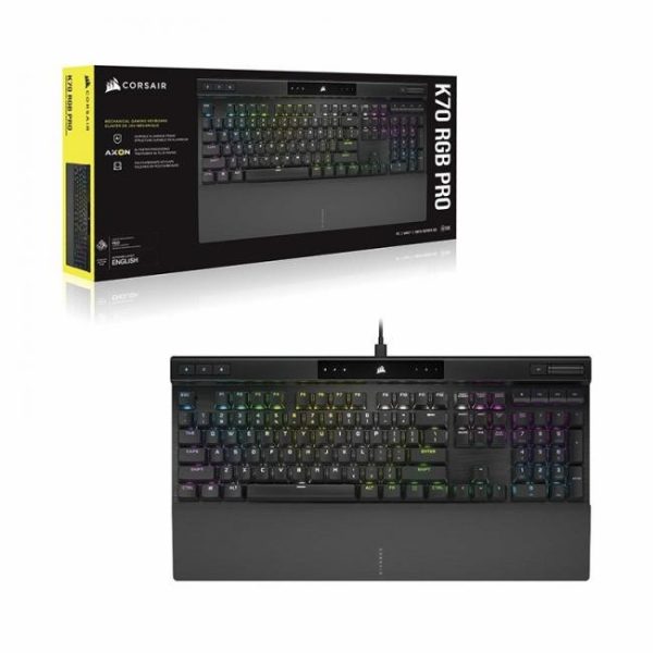 corsair k70 rgb pro teclado mecanico gaming switch cherry mx speed silver negro 14