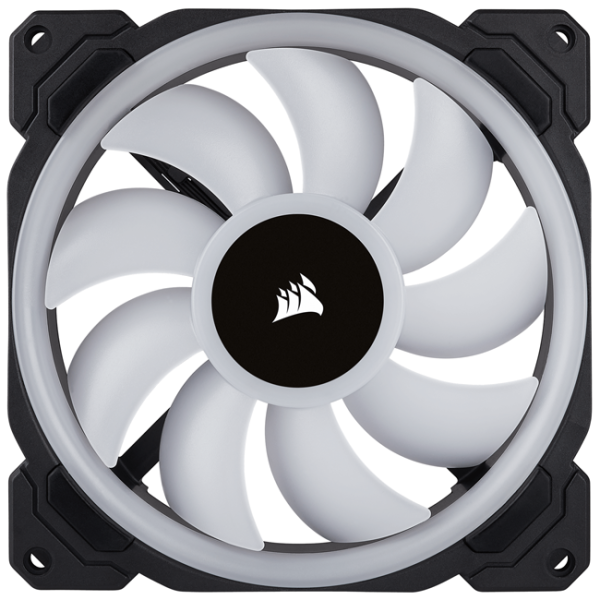 corsair ll140 rgb led pwm 140mm 2 unidades lighting node pro 3