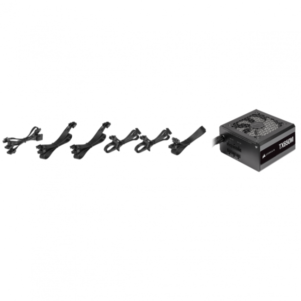 corsair tx650m 650w semi modular 9