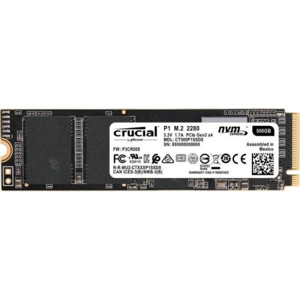 crucial p1 ssd 500gb m2