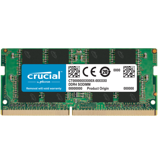 crucial sodimm ddr4 3200mhz 16gb cl22