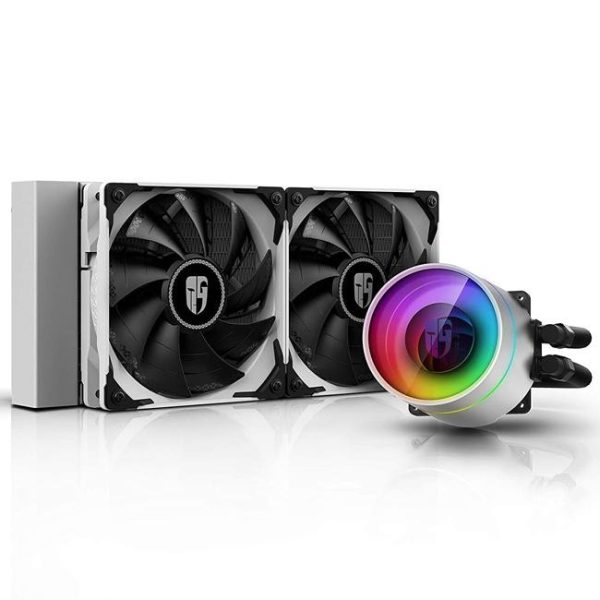 deepcool castle 240ex white