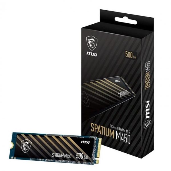 disco duro msi spatium m450 m2 ssd 500gb pcie4 6