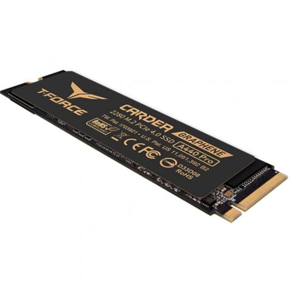 disco ssd team group t force cardea a440 pro heatsink 1tb gen4 m2 nvme 5