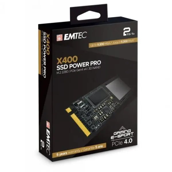 emtec x400 power pro 2tb ssd m2 pcie 40 3d nand nvme 5
