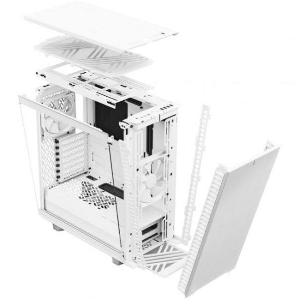 fractal design define 7 compact blanco clear tint 12