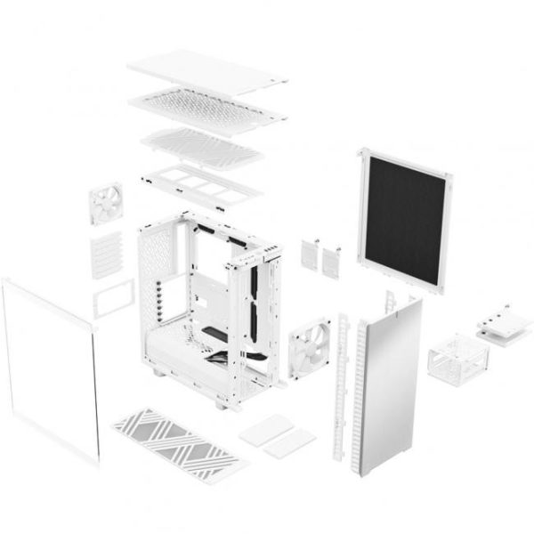 fractal design define 7 compact blanco clear tint 13