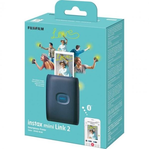 fujifilm instax mini link 2 impresora portatil azul 6