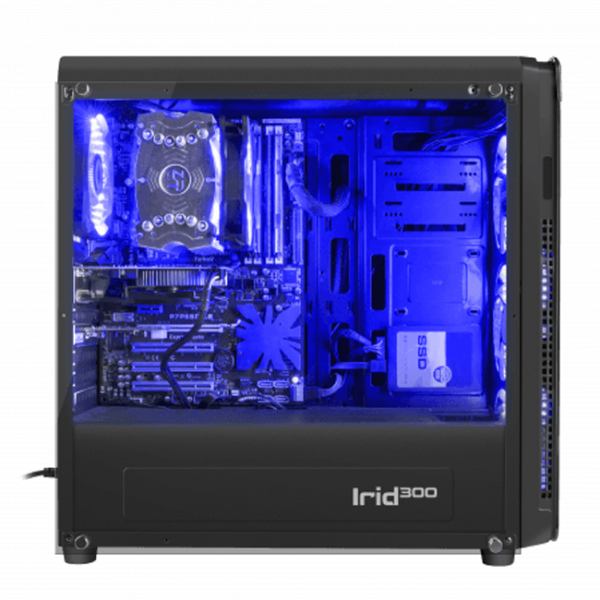 genesis irid 300 led azul gaming negra 1