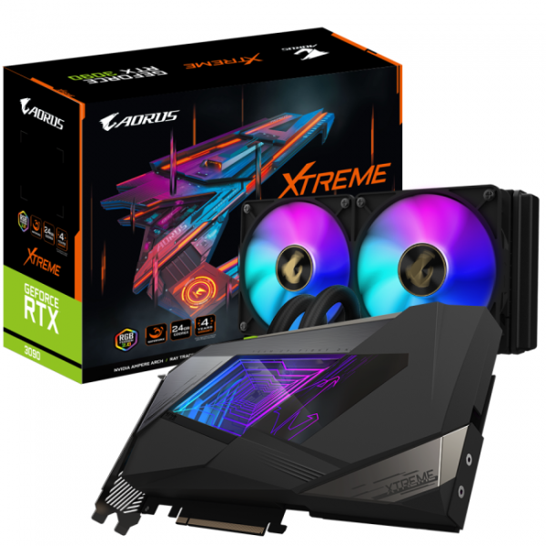 gigabyte aorus geforce rtx 3090 xtreme waterforce 24gb