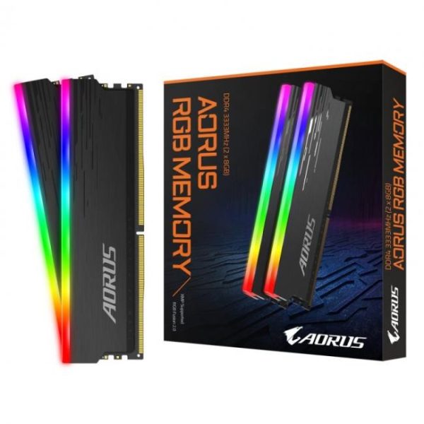 gigabyte aorus rgb ddr4 3333mhz 16gb 2x8gb cl19 1