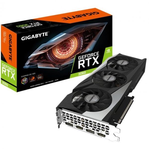 gigabyte geforce rtx 3060 gaming oc 12gb gddr6 rev 20 8