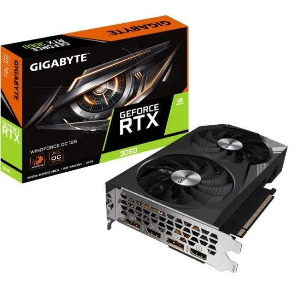 gigabyte geforce rtx 3060 windforce oc 12gb gddr6 5