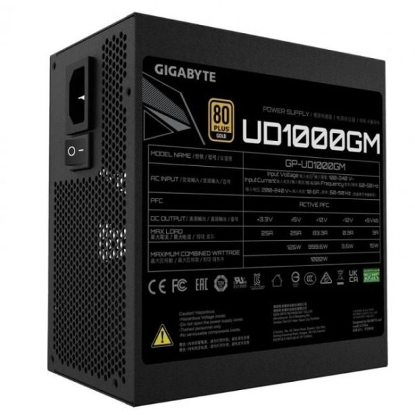 gigabyte ud1000gm 1000w 80 plus gold modular 4