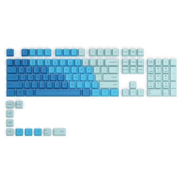 glorious pc gaming race gpbt keycaps 114 teclas us layout caribbean ocean