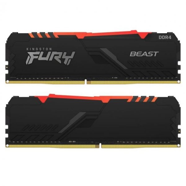 kingston fury beast rgb ddr4 3600mhz 32gb 2x16gb cl18 1