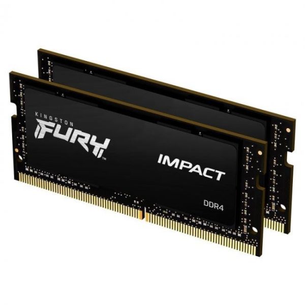 kingston fury impact sodimm ddr4 2666mhz 16gb 2x8gb cl15