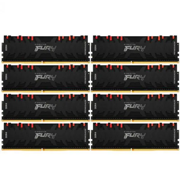 kingston fury renegade rgb ddr4 3200mhz 256gb 8x32gb cl16